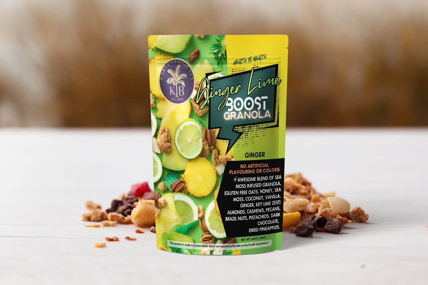 Sea Moss Ginger Lime Boost Granola 21oz