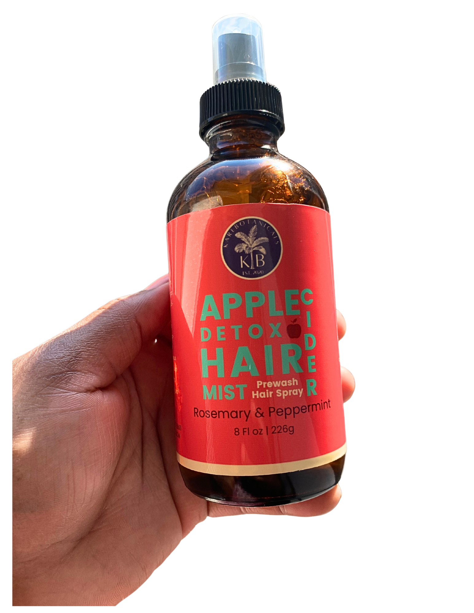Apple Cider Detox Hair Mist. Prewash Hair Spray to cleanse and loosen dirt and build up on the scalp.