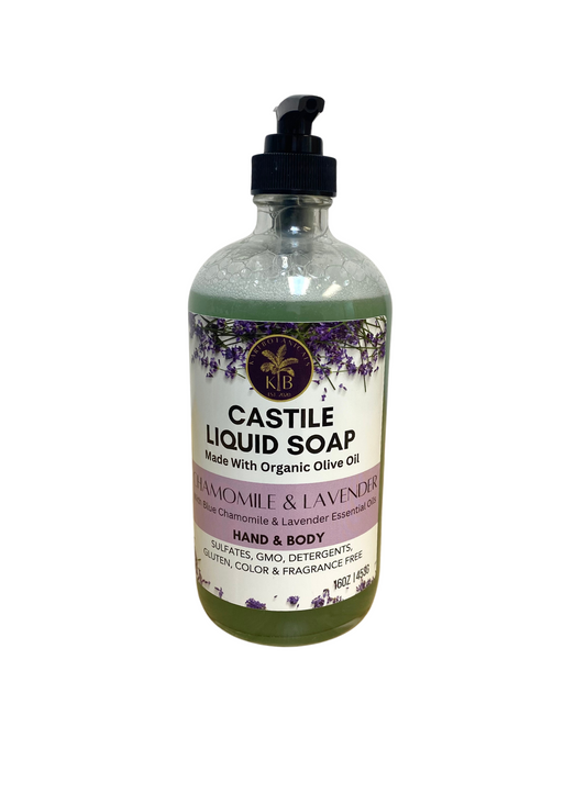 Castile Liquid Soap Chamomile Lavender 16oz | 453g