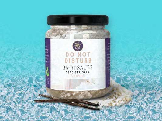 Do Not Disturb Cedarwood Vanilla Sea Salt Dead Sea Bath Salts 10oz | 283g
