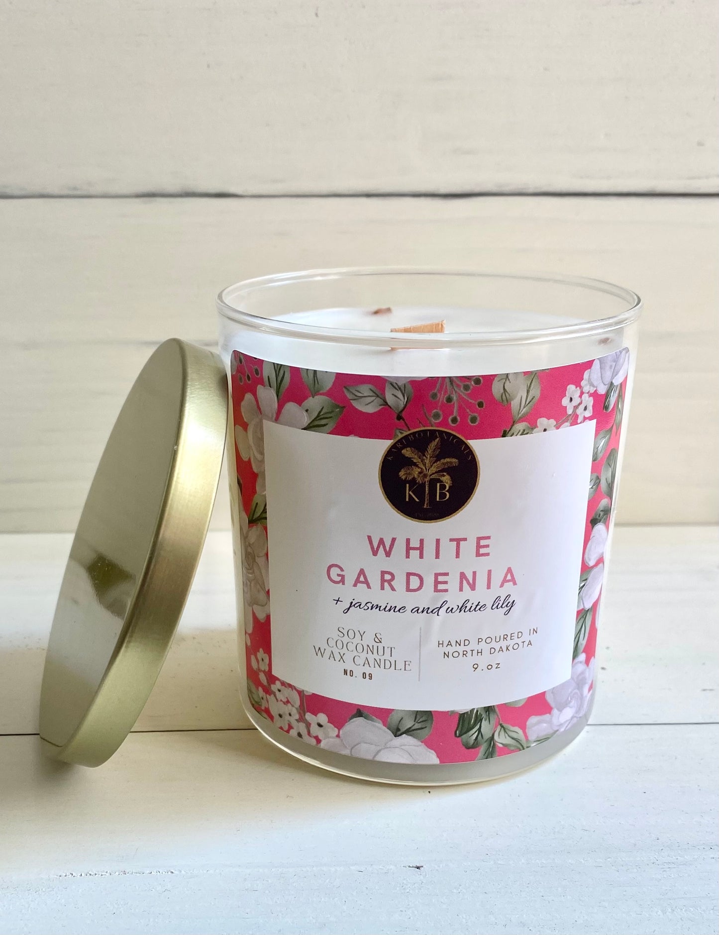 White Gardenia Candle 9oz | 255g