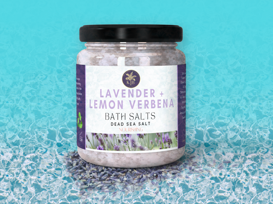 Lavender Lemon Verbena Dead Sea Bath Salt 10oz | 283g